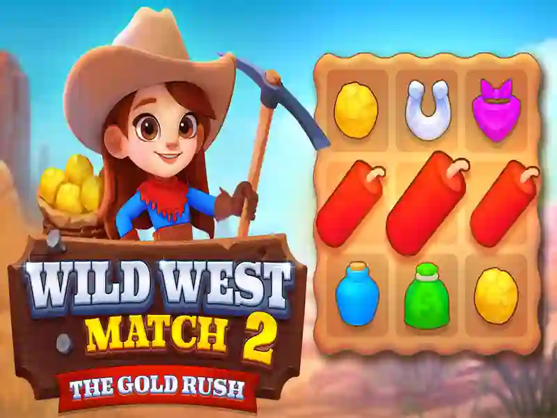 Jeu Match Wild West 2: The Gold Rush en ligne