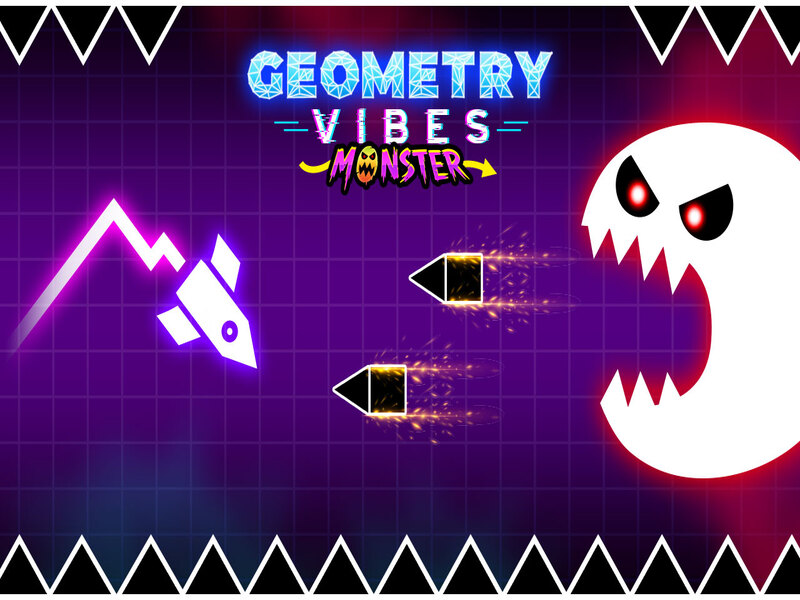 Jeu Géométrie VIBES MONSTER en ligne
