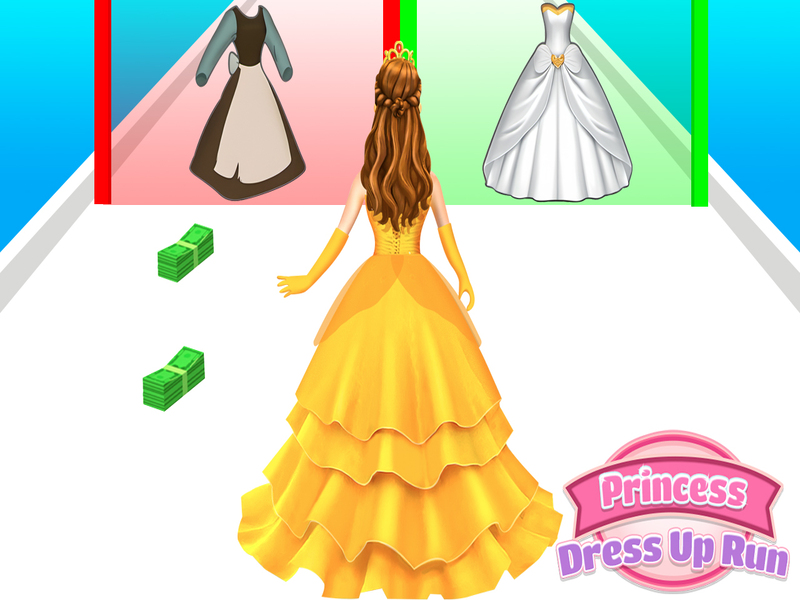 Jeu Princesse Dress Up Run en ligne