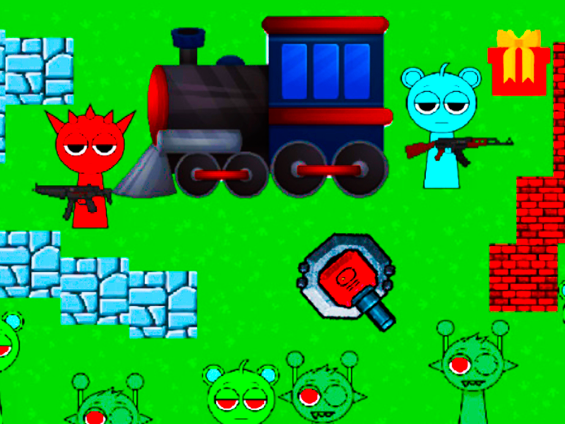 Jeu Sprunki Dead Rails en ligne