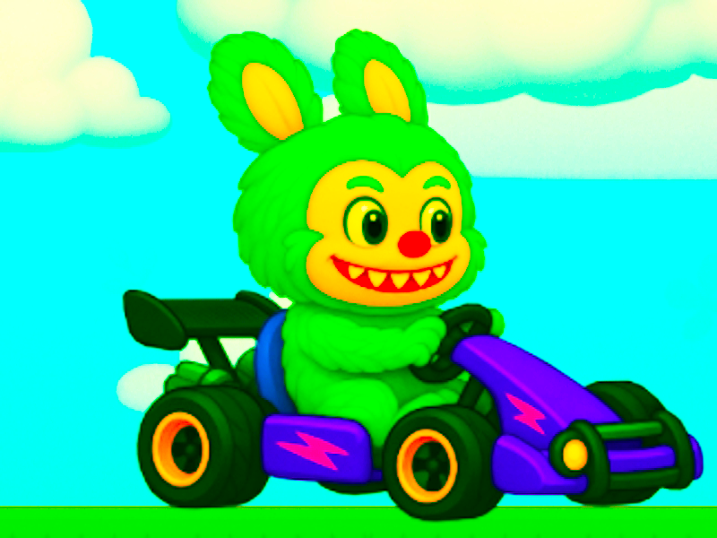 Jeu Labubu Gokart en ligne