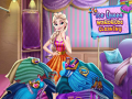 Jeu Nettoyage du Dressing de la Reine des Glaces en ligne