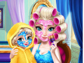 Jeu Maman Reine des Neiges Maquillage Réel en ligne