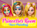 Jeu Maquillage de visage dans la chambre des princesses en ligne