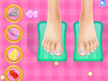 Jeu Pédicure Glamoureuse de la Reine des Glaces en ligne