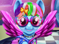 Jeu Poney Arc-en-Ciel: Coupures de Cheveux Réalistes en ligne