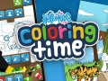 Jeu Bonjour les enfants, c'est l'heure de colorier en ligne