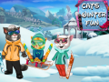 Jeu Plaisirs d'hiver pour les chats en ligne