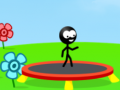 Jeu Stickman Trampoline en ligne