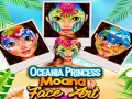 Jeu Art facial de la princesse Moana d'Océanie en ligne