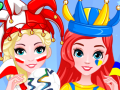 Jeu Лучшие друзья: Чемпионат мира по раскраске лиц en ligne