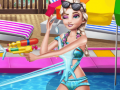 Jeu Fête au bord de la piscine entre sœurs en ligne