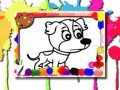 Jeu Livre de coloriage de chiens en ligne