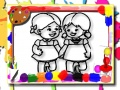 Jeu Temps de coloriage pour enfants en ligne