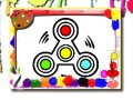 Jeu Livre de coloriage de toupie en ligne