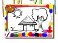 Jeu Retour à l'école : Livre de coloriage de maison en ligne