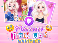 Jeu Le Makeover des Princesses en Guerre de Blagues en ligne