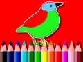 Jeu Retour à l'école : Livre de coloriage des oiseaux en ligne