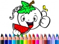 Jeu Retour à l'école : Livre de coloriage des légumes en ligne