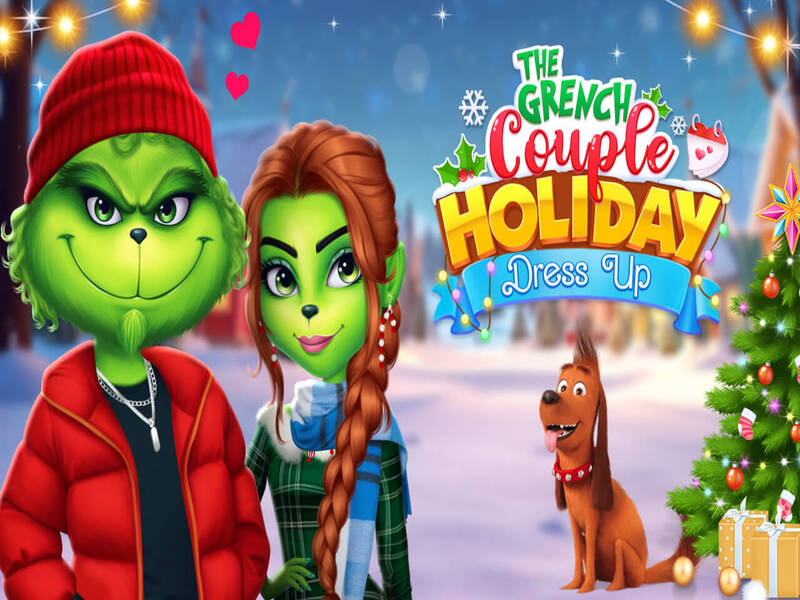Jeu The Grench Couple Holiday Dress Up en ligne