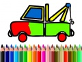 Jeu Retour à l'école : Colorisation de camions en ligne