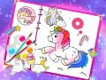 Jeu Livre de coloriage de magnifiques licornes mignonnes en ligne