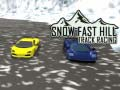 Jeu Neige Rapide Colline : Course sur Piste en ligne