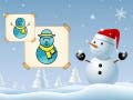 Jeu Coloriage Bonhomme de Neige Heureux en ligne