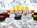 Jeu Conduite de Jeep avec une Déneigeuse d'Hiver en ligne