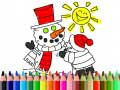 Jeu Retour à l'école : Coloration en hiver en ligne