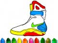 Jeu Retour à l'école : Coloriage de chaussures en ligne