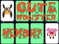 Jeu Mémoire de Monstre Mignon en ligne