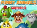 Jeu Animaux Drôles Match 3 en ligne