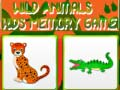 Jeu Jeu de mémoire pour enfants avec des animaux sauvages en ligne