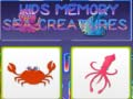 Jeu Mémoire des enfants créatures marines en ligne