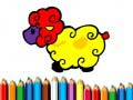 Jeu Coloriage de bébé mouton en ligne