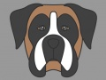 Jeu Coloriage de visages de chiens en ligne