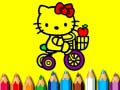 Jeu Retour à l'école : Colorage du doux chaton en ligne