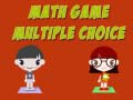 Jeu Jeu de Mathématiques à Choix Multiples en ligne