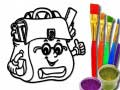Jeu Retour à l'école : livre de coloriage de sac d'école en ligne