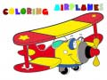 Jeu Livre de coloriage Avion en ligne