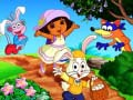 Jeu Dora Joyeuses Pâques. Trouve les différences en ligne