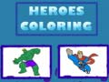 Jeu Coloriage des Héros en ligne