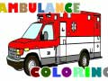 Jeu Pages à colorier de camions d'ambulance en ligne