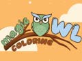 Jeu Coloriage de la chouette magique en ligne