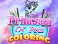 Jeu Princesse des animaux de compagnie : coloriage en ligne