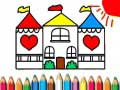 Jeu Livre de coloriage Maison de poupées en ligne