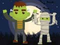 Jeu Coloriage de Vampires et Frankenstein en ligne