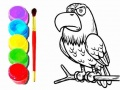 Jeu Livre de Coloriage Aigle en ligne