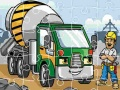 Jeu Puzzle de Camions de Construction en ligne